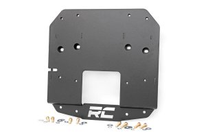 Jeep Wrangler Unlimited Tire Carrier Relocation Plate - Rear - Rough Country - '18-'25